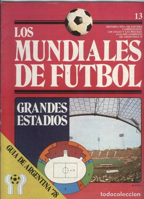 Postales: Los mundiales de futbol fasciculo numero 13 - Varios