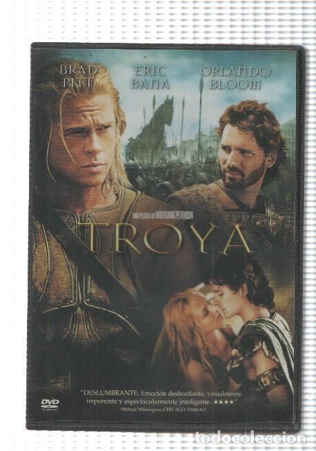 Postkarten: DVD, pelicula: Troya. Un film de Wolfgan Petersen con Eric Bana, Orlando Bloom y Brad Pitt - NULL