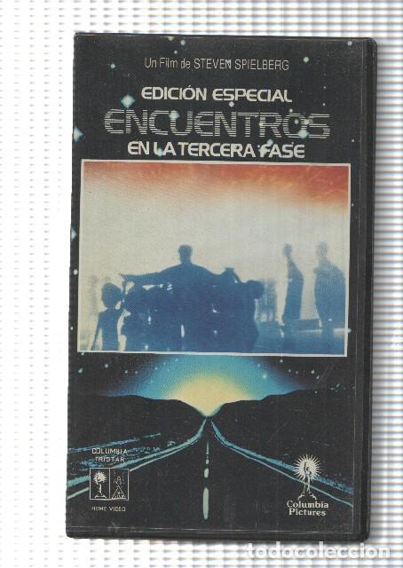 Postales: Pelicula, VHS: Encuentros en la Tercera Fase, edici&oacute;n especial. Dirigida por Steven Spielberg. Grand