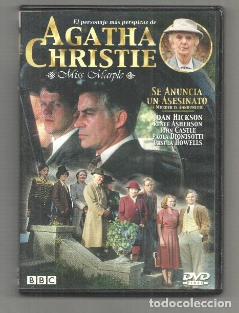 Cartoline: DVD, pelicula: Se anuncia un asesinato. Miss Marple - Agatha Christie. BBC - NULL
