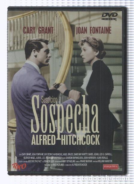 Postales: Pelicula en DVD: Sospecha (Suspicion), 1941. Un film de Alfred Hitchcock, intrepretan: Cary Grant, J