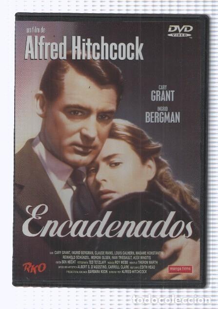 Postales: Pelicula en DVD: Encadenados (1946), un film de Alfred Hitchcock. Intrepretan: Cary Grant, Ingrid Be