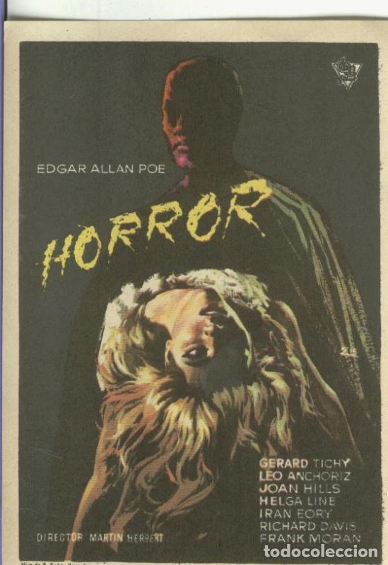 Postales: Programas de Cine: Horror - Varios - Foto 1