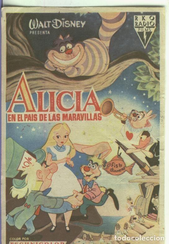 Cartes Postales: Programas de Cine: Alicia en el pais de las maravillas - Varios