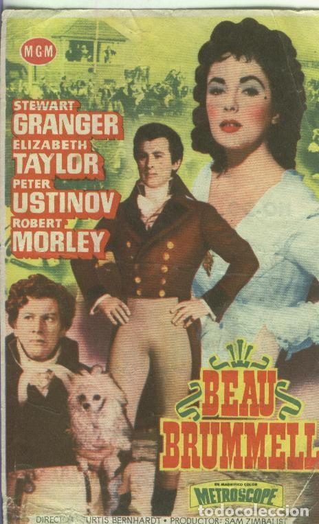 Postales: Programas de cine: Beau Brummell - Varios - Foto 1