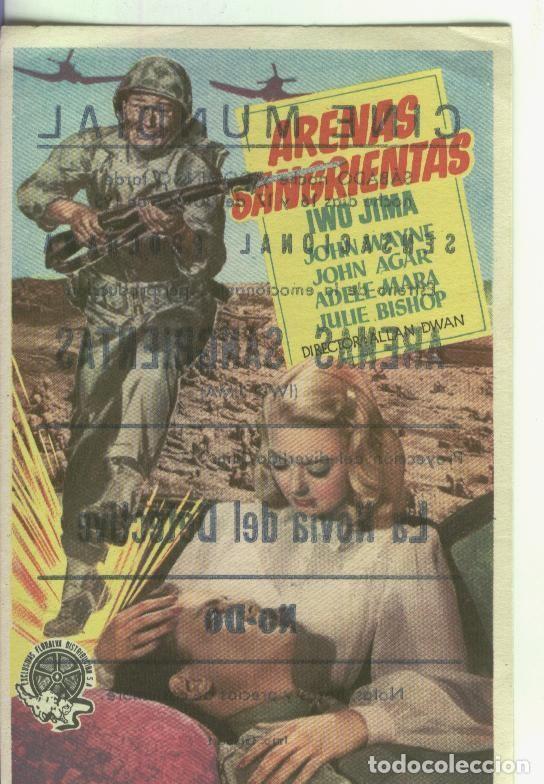 Postales: Programas de cine: Arenas sangrientas: Iwo Jima - Varios - Foto 1