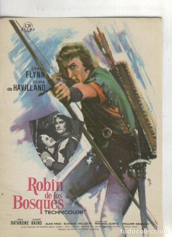 Postales: Programas de Cine: Robin de los Bosques - Varios - Foto 1