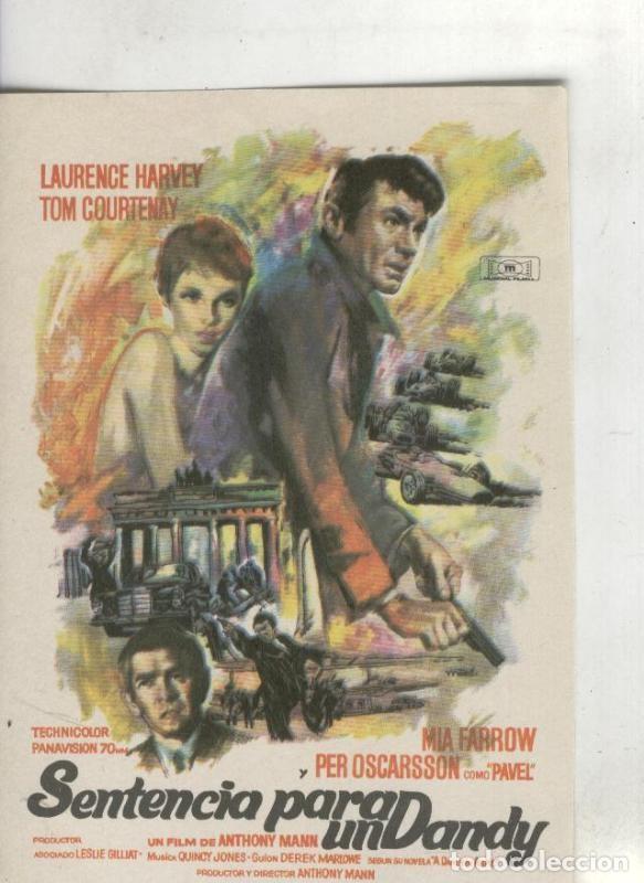 Cartes Postales: Programas de Cine: Sentencia para un Dandy - Varios