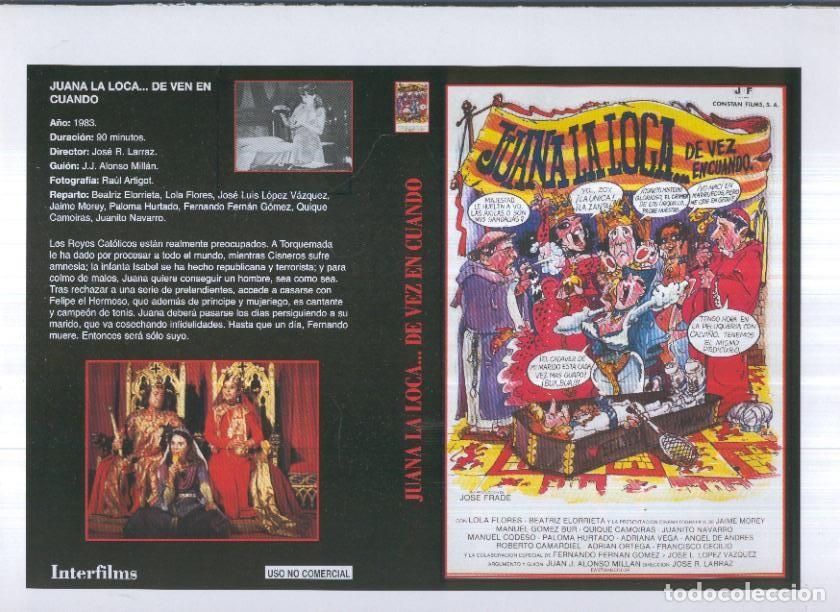 Cartoline: Caratula cine 30x22 cm: Juana la loca de vez en cuando y Amor,valor,compasion - Varios