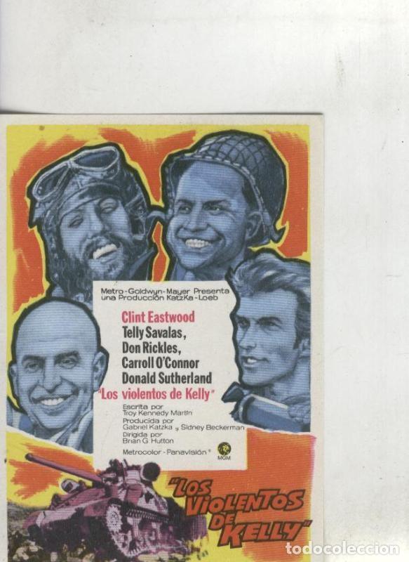 Postales: Programas de Cine: Los violentos de Kelly - Varios - Foto 1