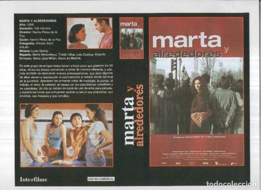Cartoline: Caratula cine 30x22 cm: Marta y alrededores y El sexto sentido - Varios