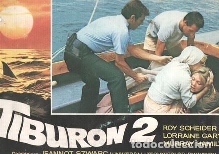 Postcards: Caratula de cine: TIBURON 2 / Jaws 2 (numerado 02 en trasera) - Jeannot Szwarc