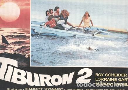 Postcards: Caratula de cine: TIBURON 2 / Jaws 2 (numerado 05 en trasera) - Jeannot Szwarc