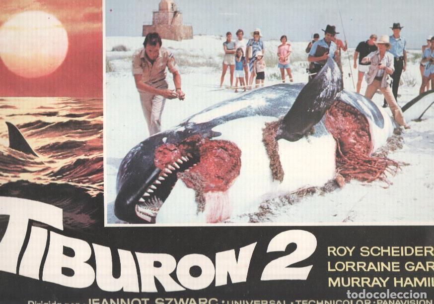 Postcards: Caratula de cine: TIBURON 2 / Jaws 2 (numerado 04 en trasera) - Jeannot Szwarc