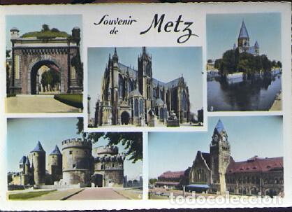 Postkarten: POSTAL 61233: Souvenir de Metz mosaico - Varios