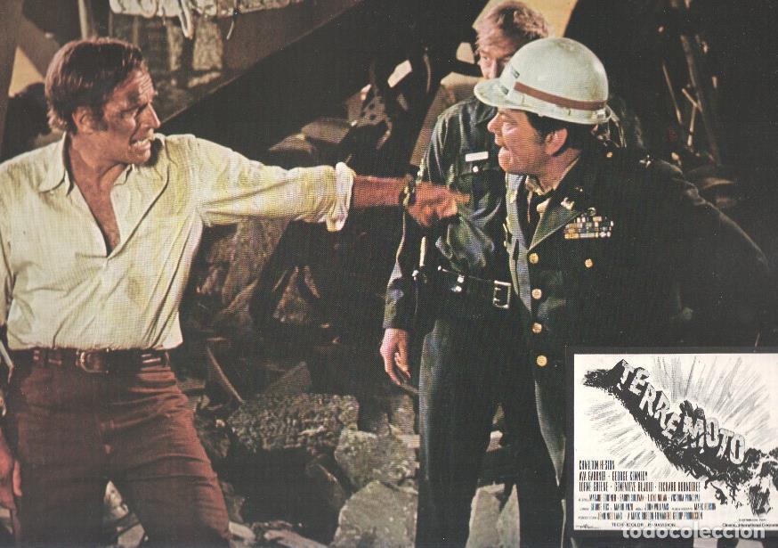 Cartes Postales: Caratula de cine: TERREMOTO / Earthquake , (numerado 04 en trasera) - Mark Robson