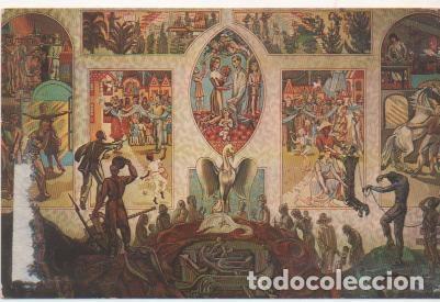 Postales: Postal E02154: Mural en Las Naciones Unidas, New York, Estados Unidos - Varios