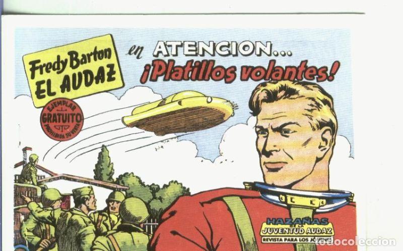 Postales: Postal-Ficha: Fredy Barton el audaz - Varios
