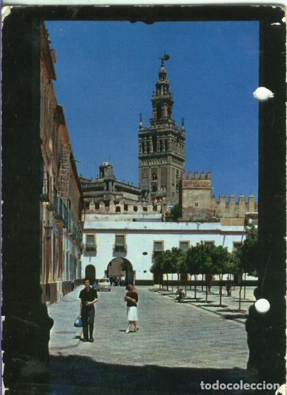 Cartoline: Postal: Sevilla: Patio de Banderas y Giralda - Varios