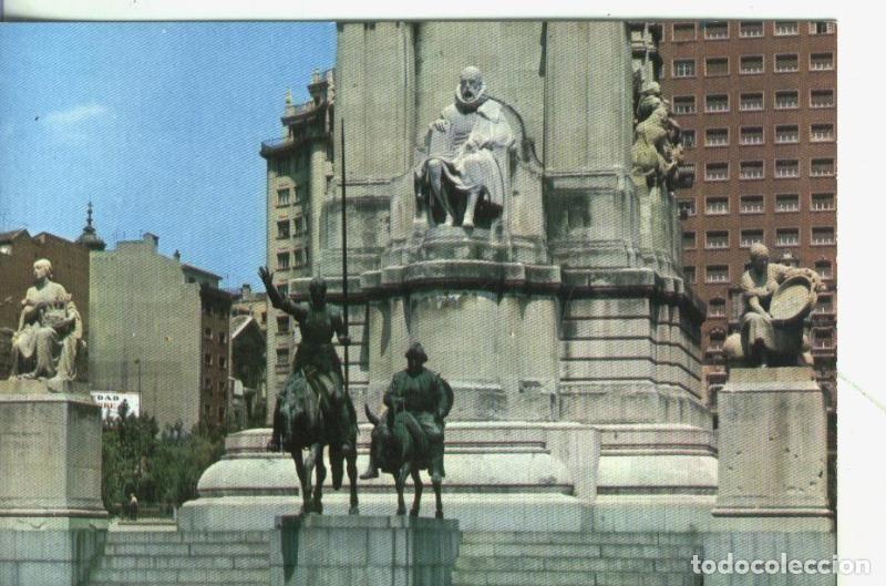 Postkarten: Postal: Madrid: Monumento a Cervantes - Varios