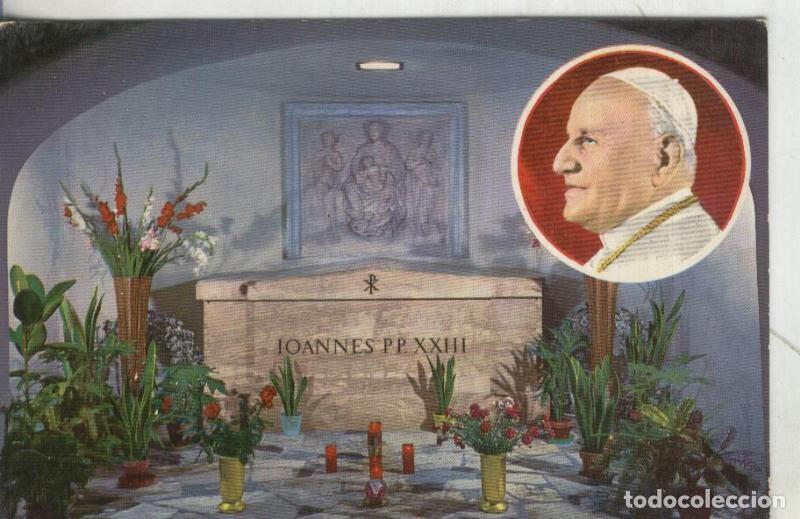 Postcards: Postal: Roma: Tumba de Juan XXIII en Basilica de S.Pietro - Varios