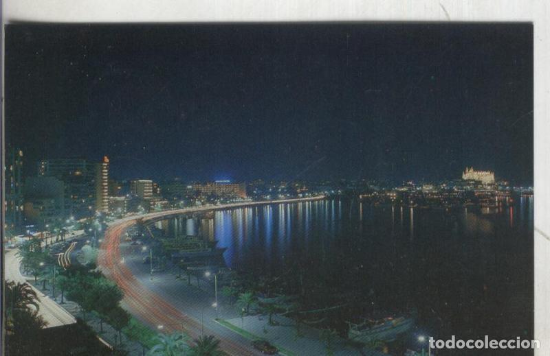 Postales: Postal: Mallorca: Vista Nocturna - Varios - Foto 1