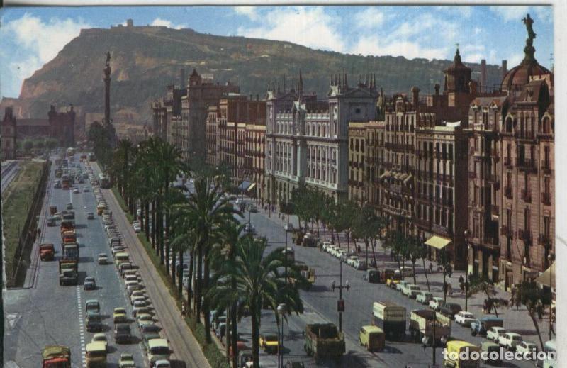 Postkarten: Postal: Barcelona: paseo de colon - Varios