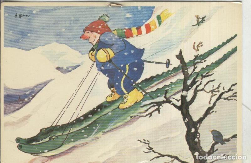 Postales: Postal: Helme Heine: Wintersport - Varios - Foto 1