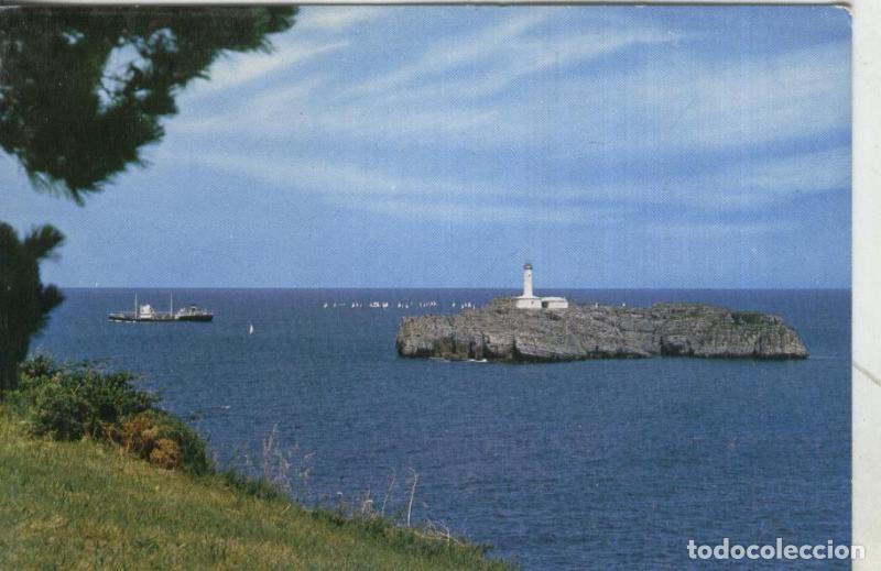 Postales: Postal: Santander: isla y faro de mouro - Varios - Foto 1