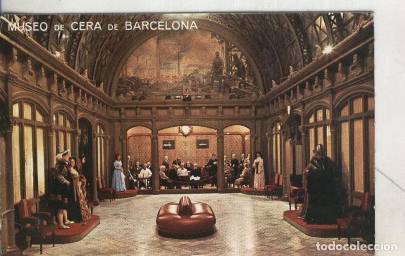 Postkarten: Postal 3947 : Barcelona: Museo de Cera: Patio de Cristal - Varios