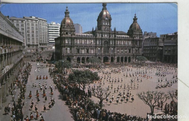 Postais: Postal 4174 : Coru&ntilde;a: Ayuntamiento en pza sta maria Pita - Varios