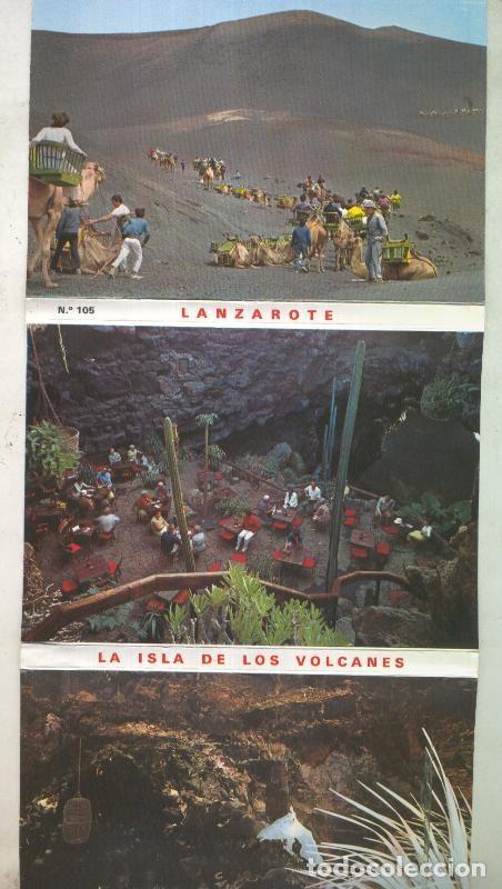 Postkarten: Postal 4525 : Lanzarote, acordeon con 5 modelos-Ediciones Gasteiz - Varios