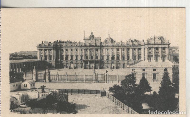 Postales: Postal B/N 0126 : Palacio Real en Madrid desde la Almudena - Varios