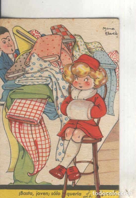 Cartoline: Postal coloreada de epoca 0060 : Ilustracion de Maria Claret - Varios