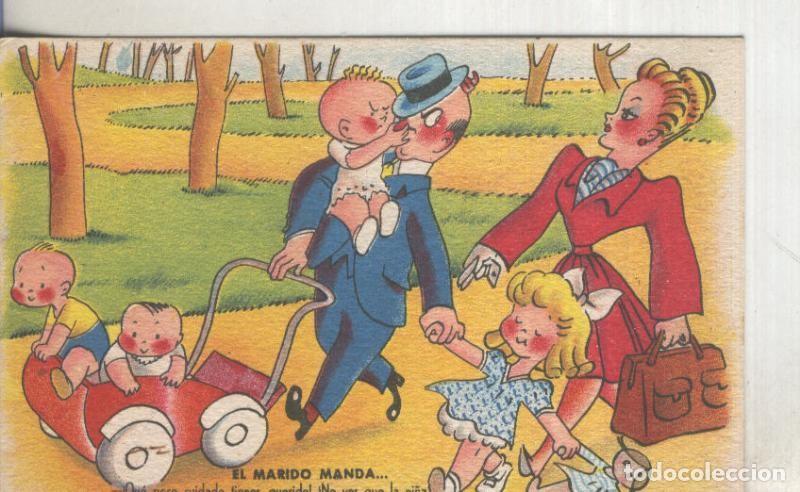 Postkarten: Postal coloreada de epoca 0140 : El marido manda por Munta&ntilde;ola - Varios