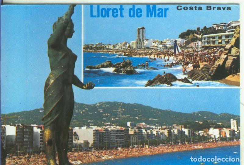 Postkarten: Postal 5199 : Monumento a la mujer marinera de Lloret de Mar - Varios