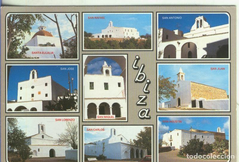 Cartoline: Postal 5239 : Iglesias tipicas de Ibiza - Varios