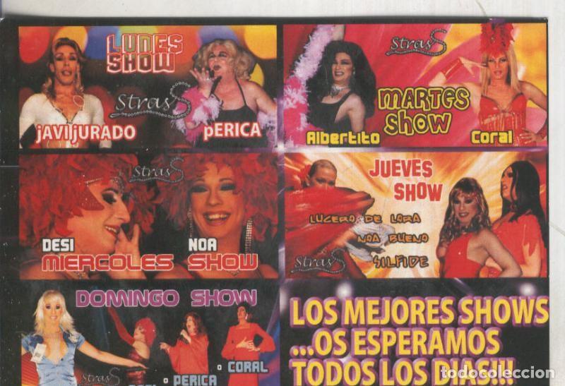 Postais: Postal 5699 : Publicitaria de sala fiesta Stras, Barcelona - Varios