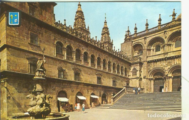 Postales: Postal 5555 : Plaza de las platerias (Santiago Compostela) - Varios