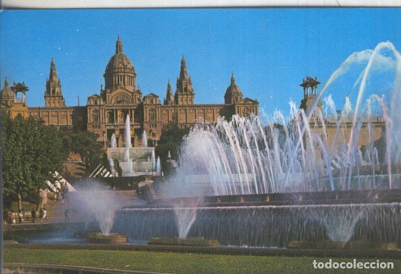 Cartes Postales: Postal 5728 : Fuente y Palacio Nacional de Montjuich (Barcelona) - Varios