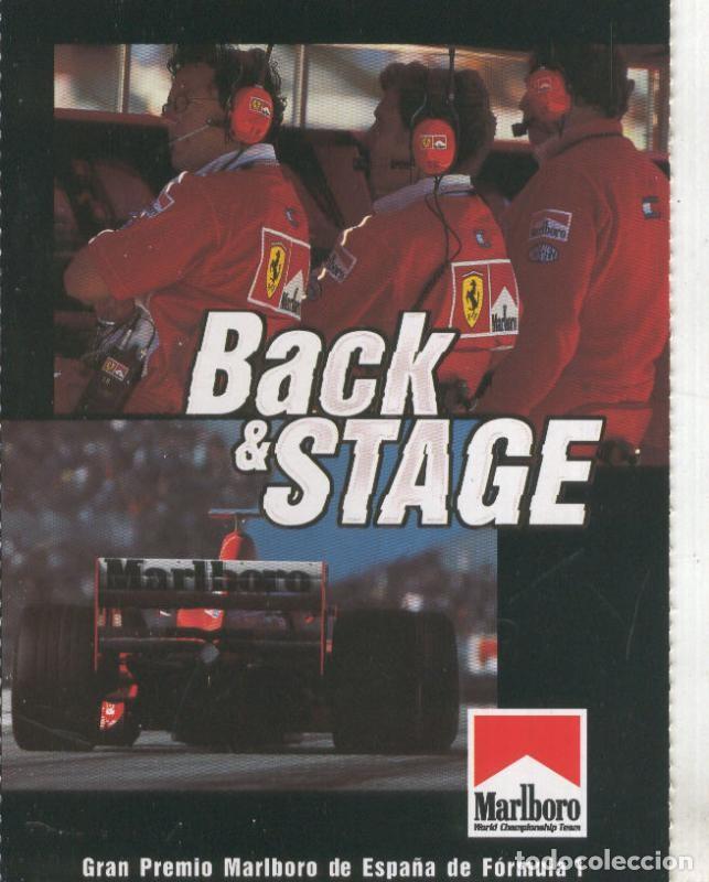 Postales: Postal 5763 : Publicitaria Marlboro Back & Stage - Varios