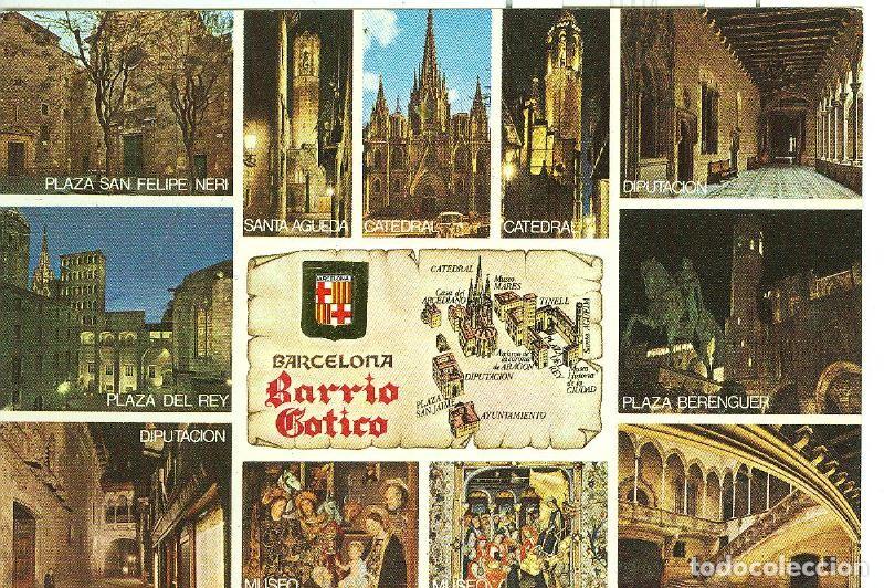 Postkarten: Postal 6235 : Escenas del barrio gotico de Barcelona - Varios
