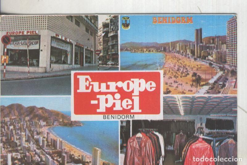Postales: Postal 5960 : Publicitaria fabrica Europe Piel de Benidorm - Varios