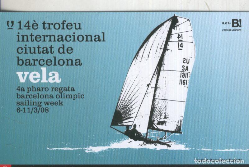 Cartes Postales: Postal 6073 : Publicitaria 14 trofeu vela ciutat de barcelona - Varios