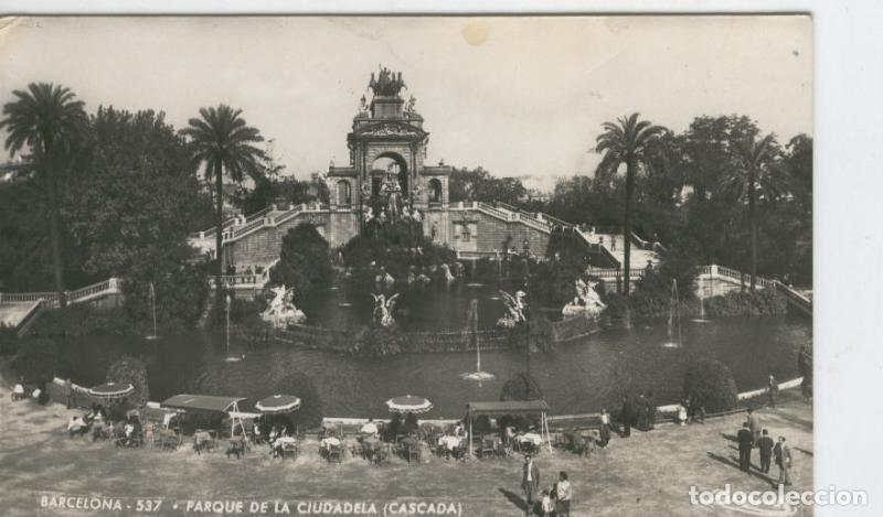 Postais: Postal B/N 0323 : Barcelona: Cascada del parque de la ciudadela - Varios