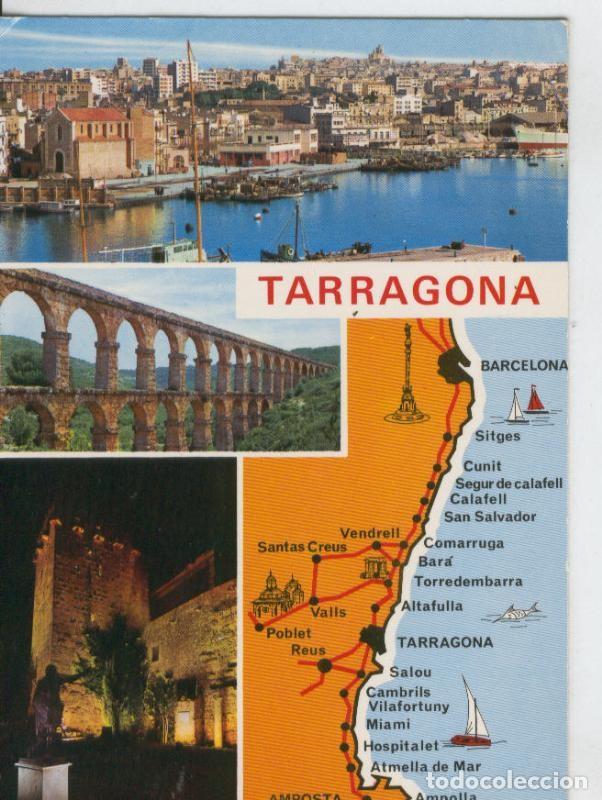 Postkarten: Postal 6983 : Tarragona, plano y vistas varias - Varios