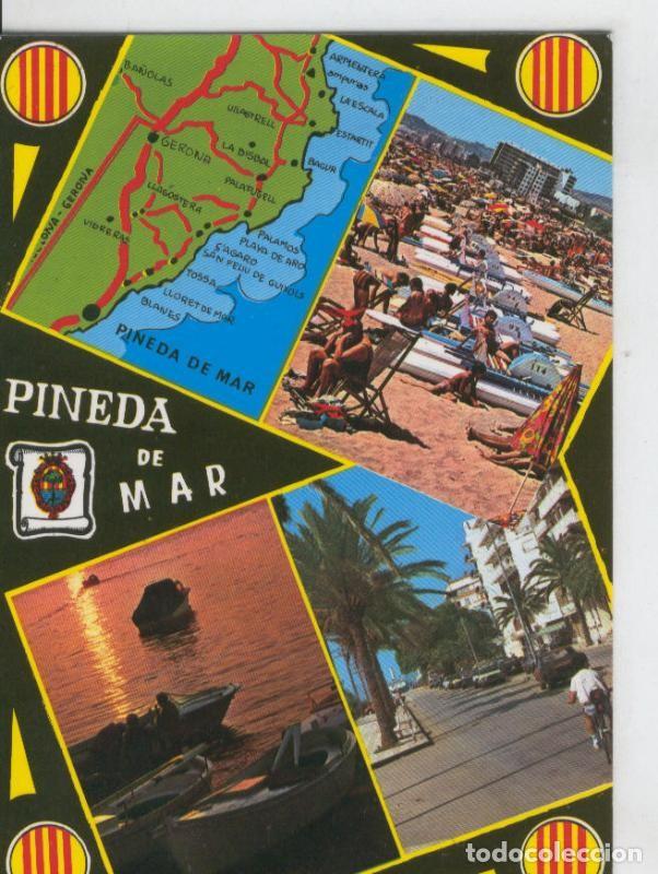 Postales: Postal 6990 : Pineda de Mar, vistas varias - Varios