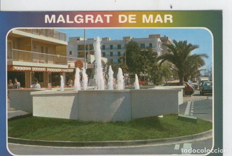 Cartes Postales: Postal 07497 : Fuente del Paseo Maritimo de Malgrat de Mar, Barcelona - Varios