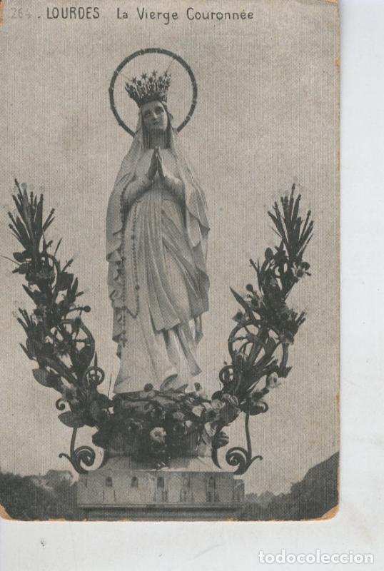 Postkarten: Postal B/N 0395 : Lourdes, La Vierge Couronnee - Varios