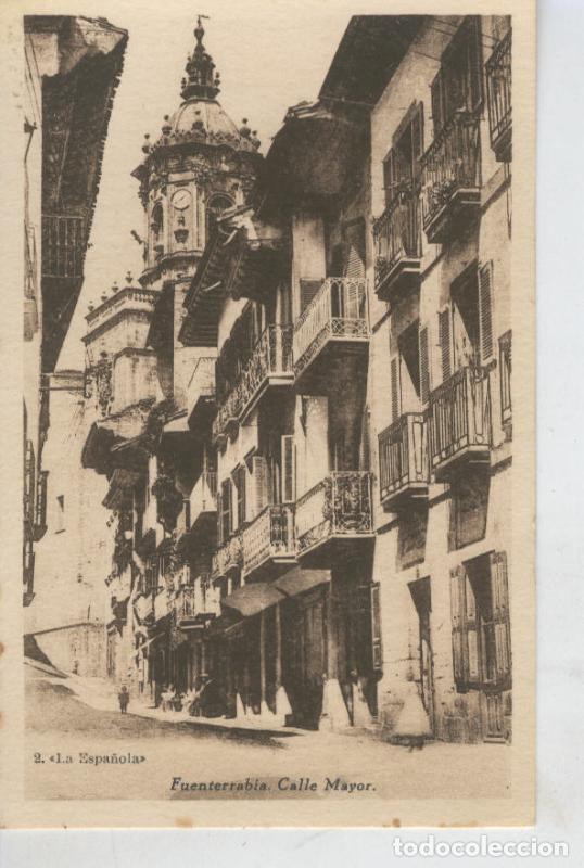 Postcards: Postal B/N 0445 : Calle Mayor de Fuenterrabia - Varios